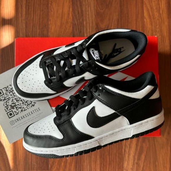 Dunk Low Retro White Black Panda Shoes Mens main image 10